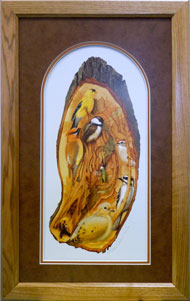 Feathered Friends - Oak Frame