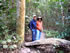The artist and her husband Ken in the jungles of Nepal