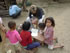 Joan providing an art lesson